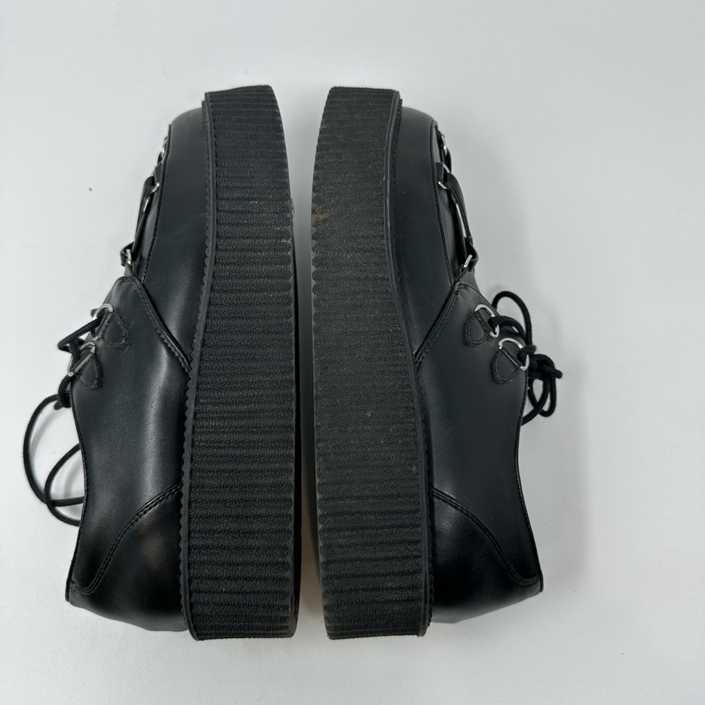 Killstar Hexellent Creepers Gothic Pentagram Mismatch Platform Black Punk SZ 10 - Picture 7 of 16